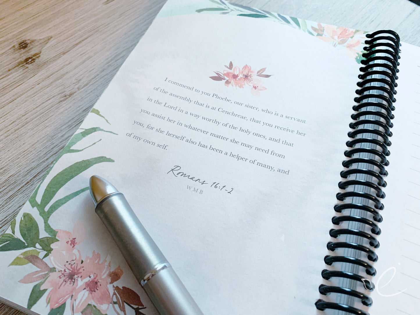 Embracing Her Created Role: Biblical Instruction for Women, Coil Bound Journal
