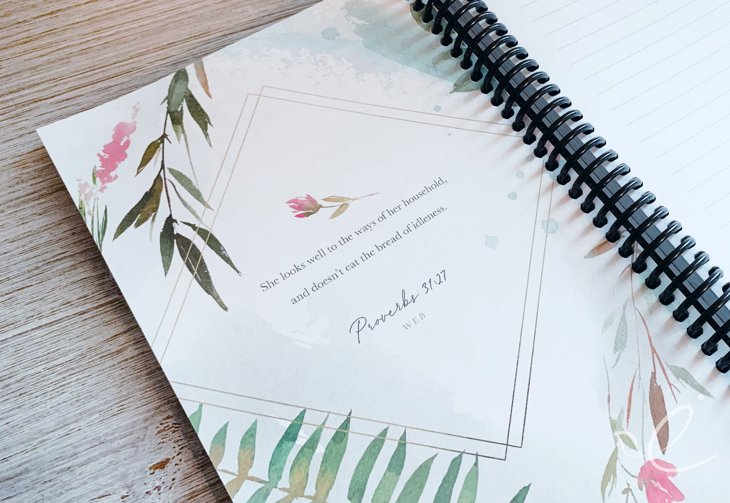 Embracing Her Created Role: Biblical Instruction for Women, Coil Bound Journal