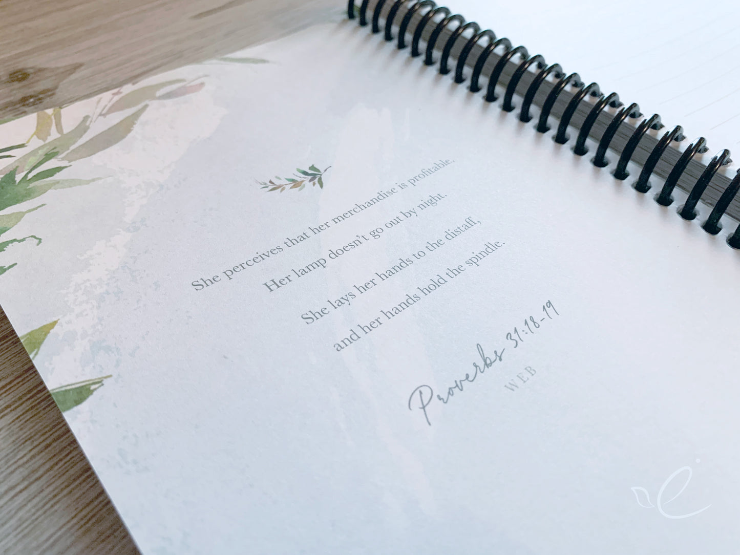 Embracing Her Created Role: Biblical Instruction for Women, Coil Bound Journal