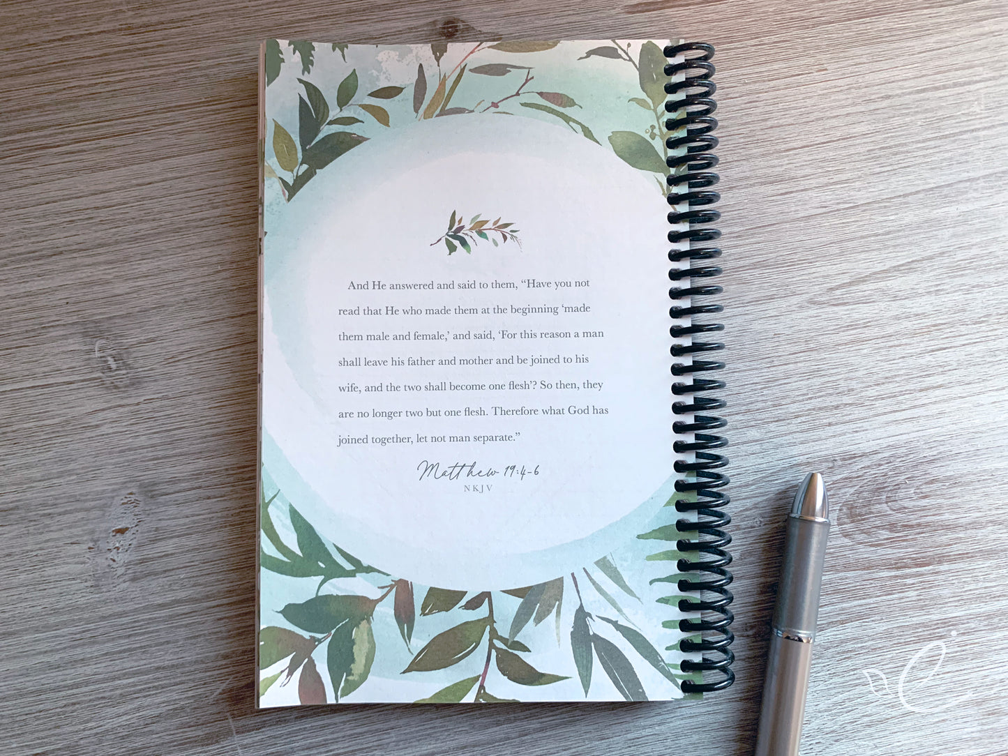 Embracing Her Created Role: Biblical Instruction for Women, Coil Bound Journal