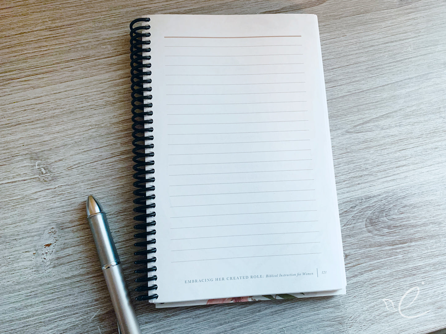 Embracing Her Created Role: Biblical Instruction for Women, Coil Bound Journal