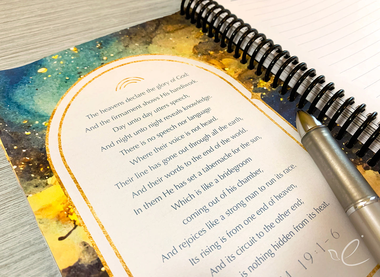 Heaven & Earth: Biblical Descriptions of His Handiwork, Coil Bound Journal