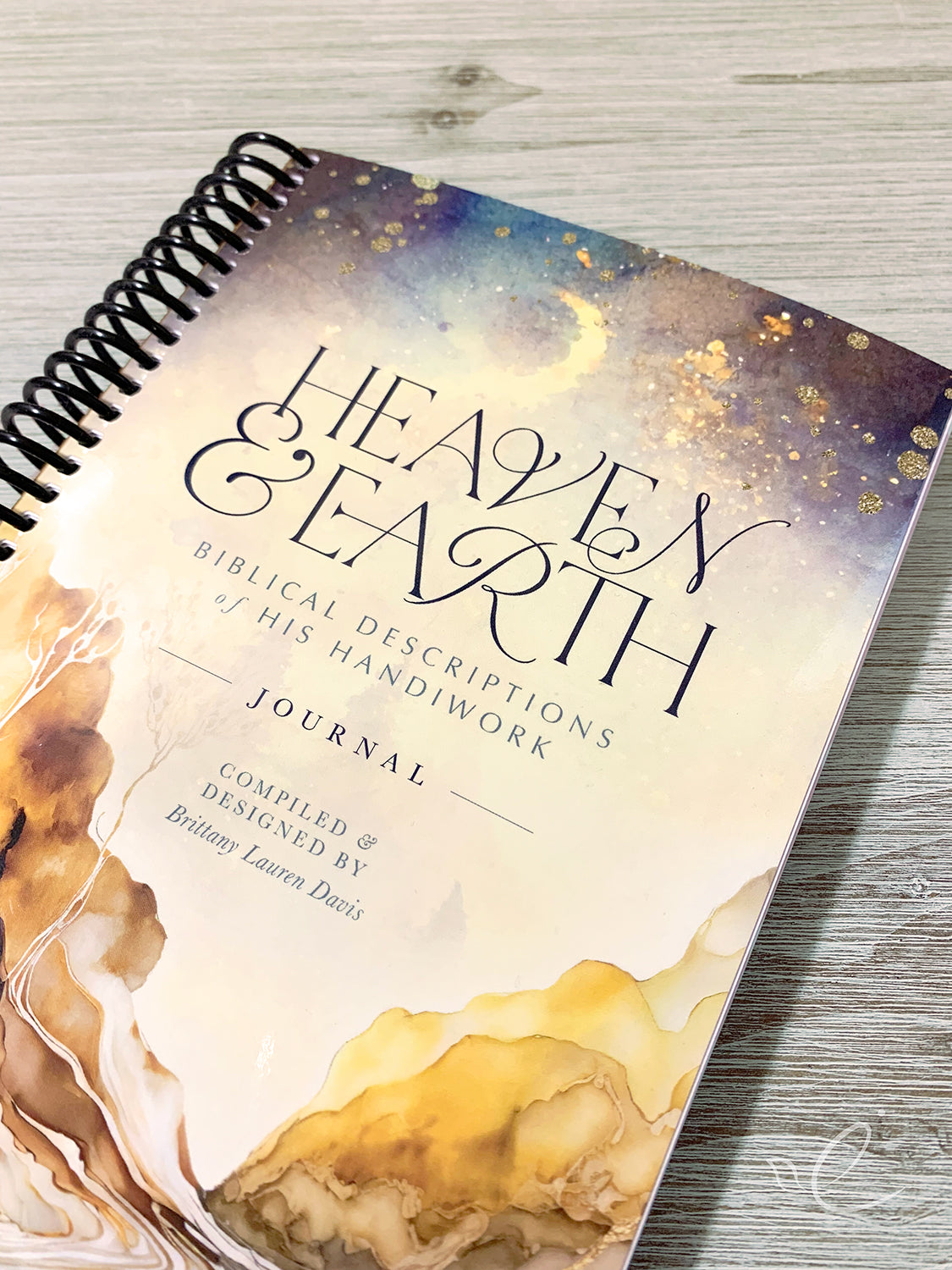 Heaven & Earth: Biblical Descriptions of His Handiwork, Coil Bound Journal