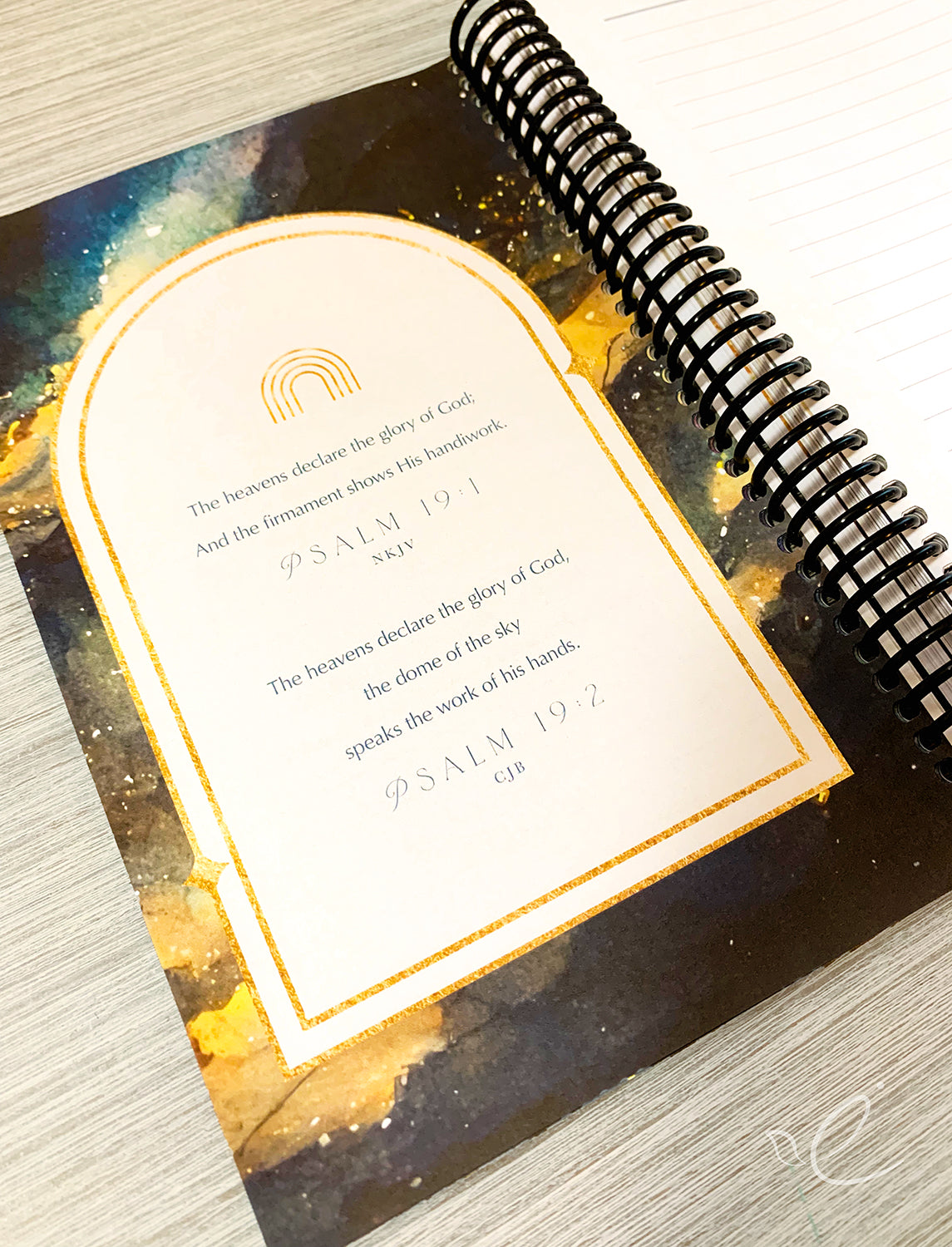 Heaven & Earth: Biblical Descriptions of His Handiwork, Coil Bound Journal