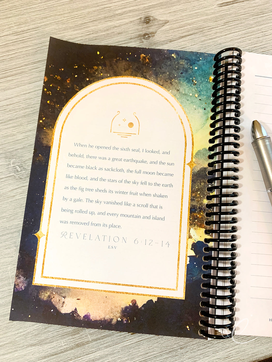 Heaven & Earth: Biblical Descriptions of His Handiwork, Coil Bound Journal