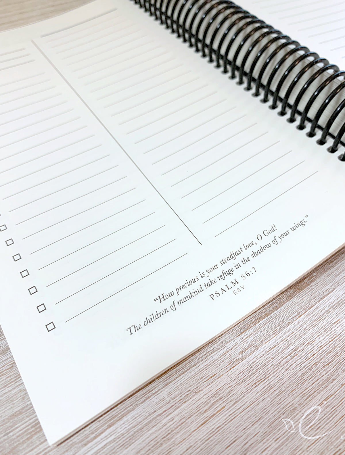 He Gently Leads Those With Young To-Do Notebook, Coil Bound