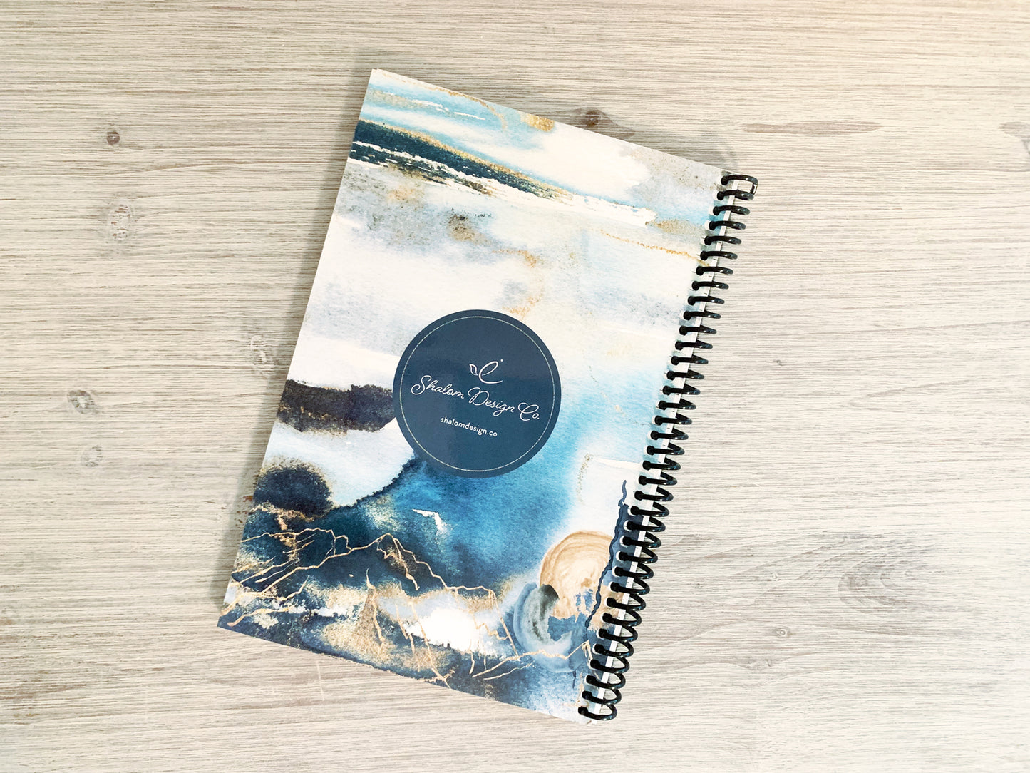 שׁלום Shalom - Spiral Notebook - Ruled Line - Women's