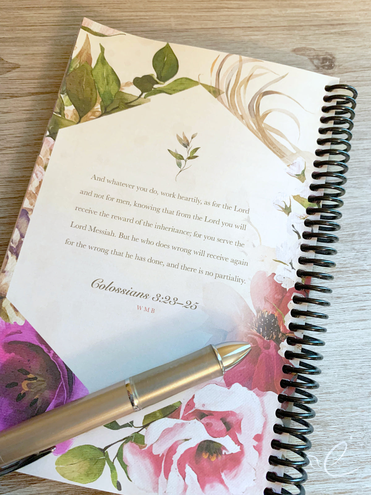 The King's Gardeners: Scriptures of Labor & Reward, Coil Bound Journal