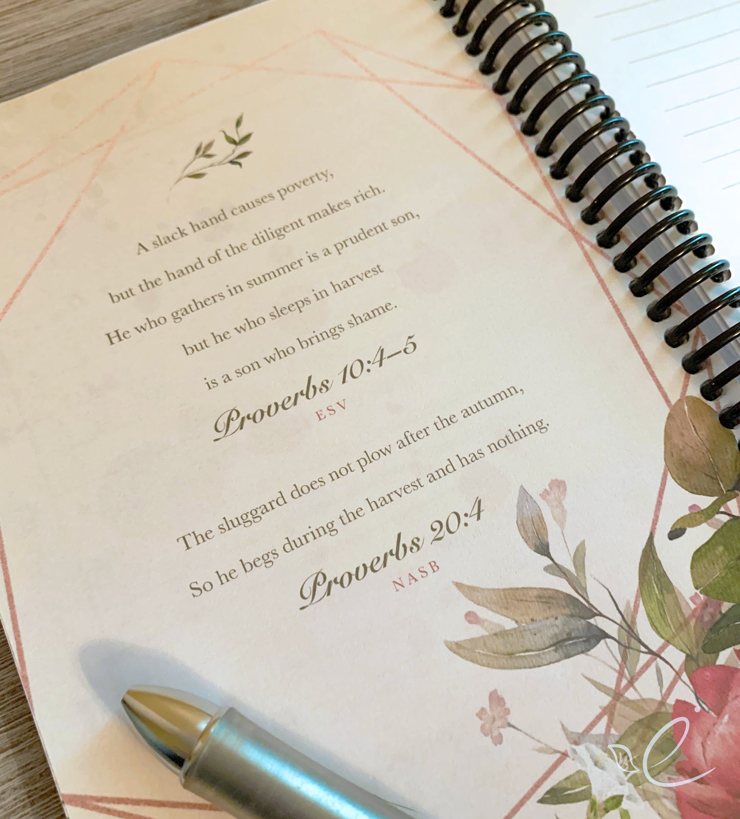 The King's Gardeners: Scriptures of Labor & Reward, Coil Bound Journal