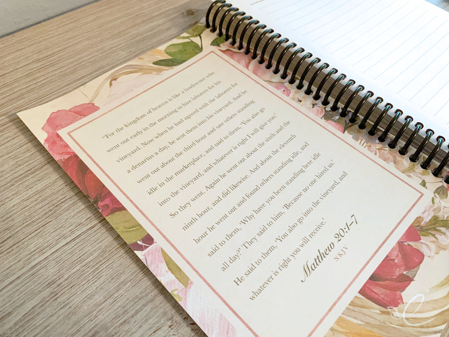The King's Gardeners: Scriptures of Labor & Reward, Coil Bound Journal
