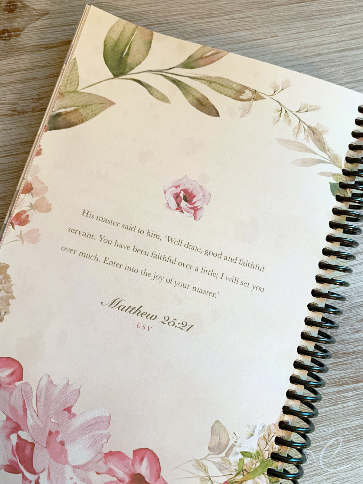 The King's Gardeners: Scriptures of Labor & Reward, Coil Bound Journal