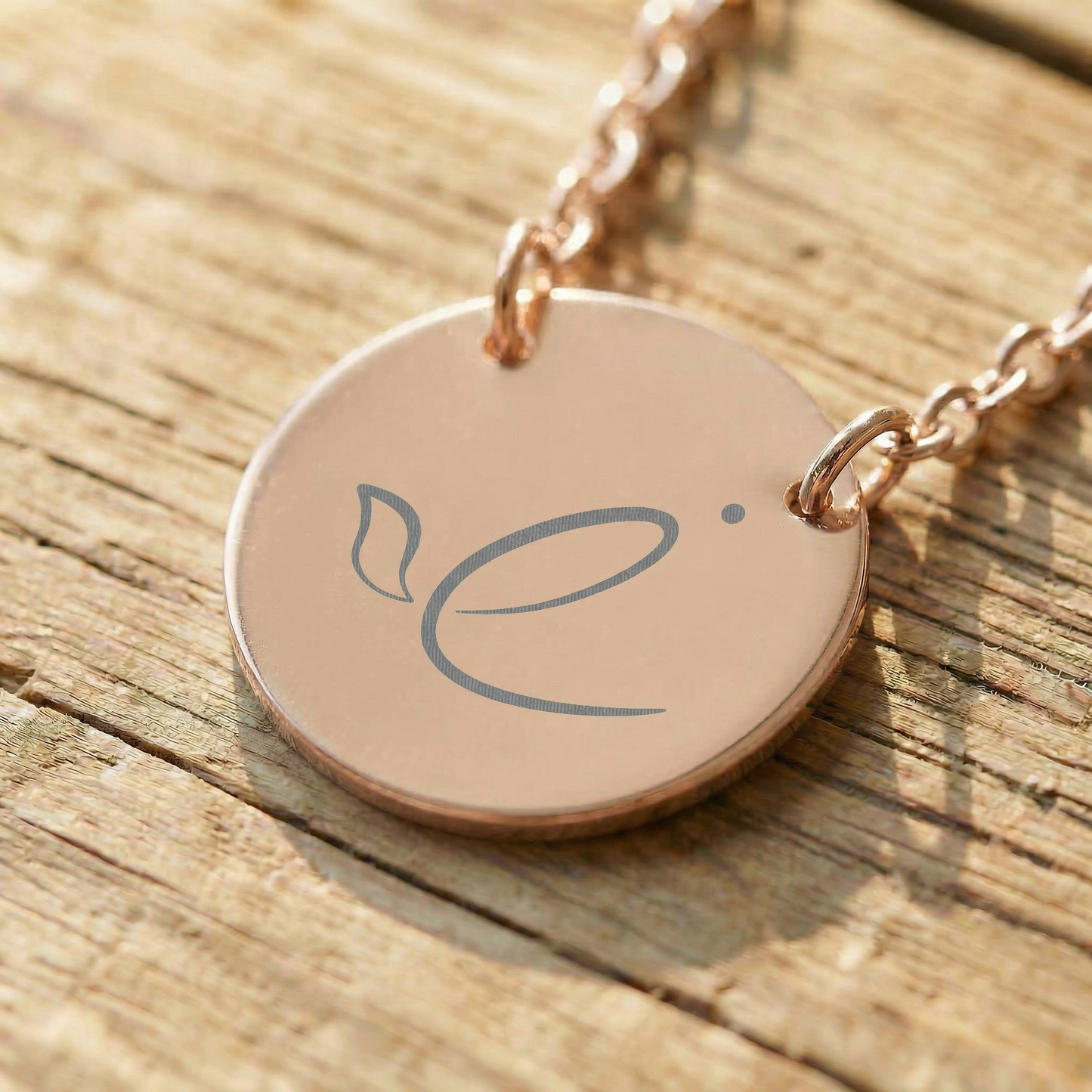 Shalom Dove Necklace (Rose Gold)