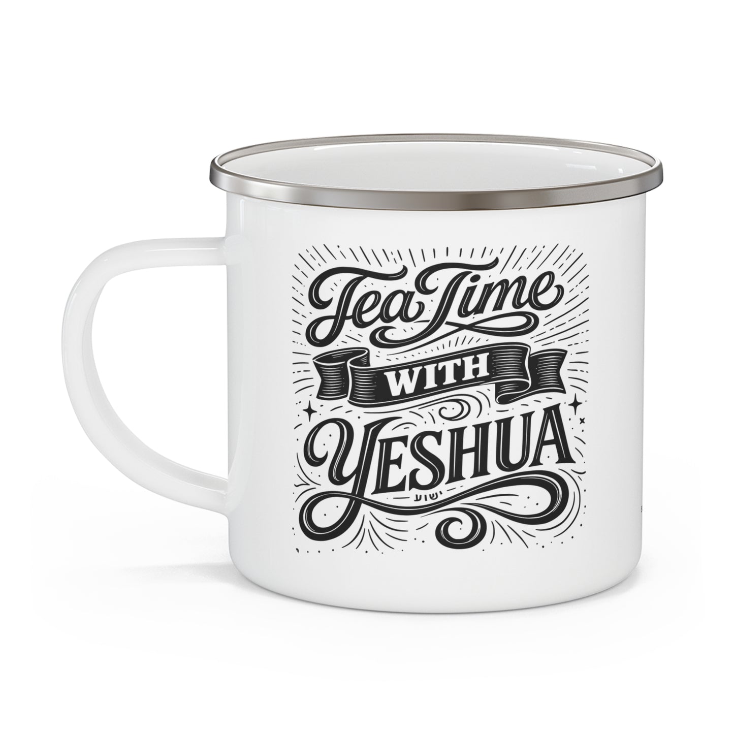 Tea Time with Yeshua Camping Mug
