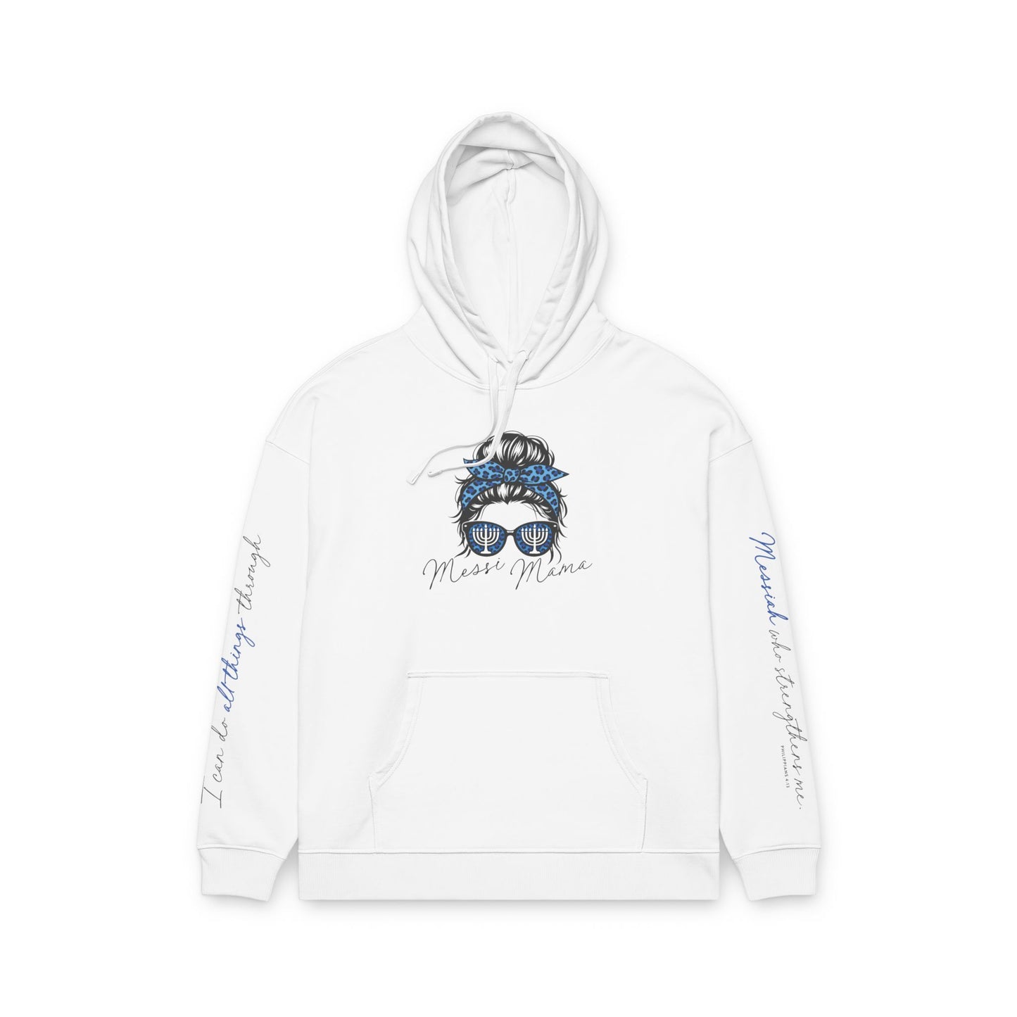 Messi Mama Hoodie (White or Heather Grey)
