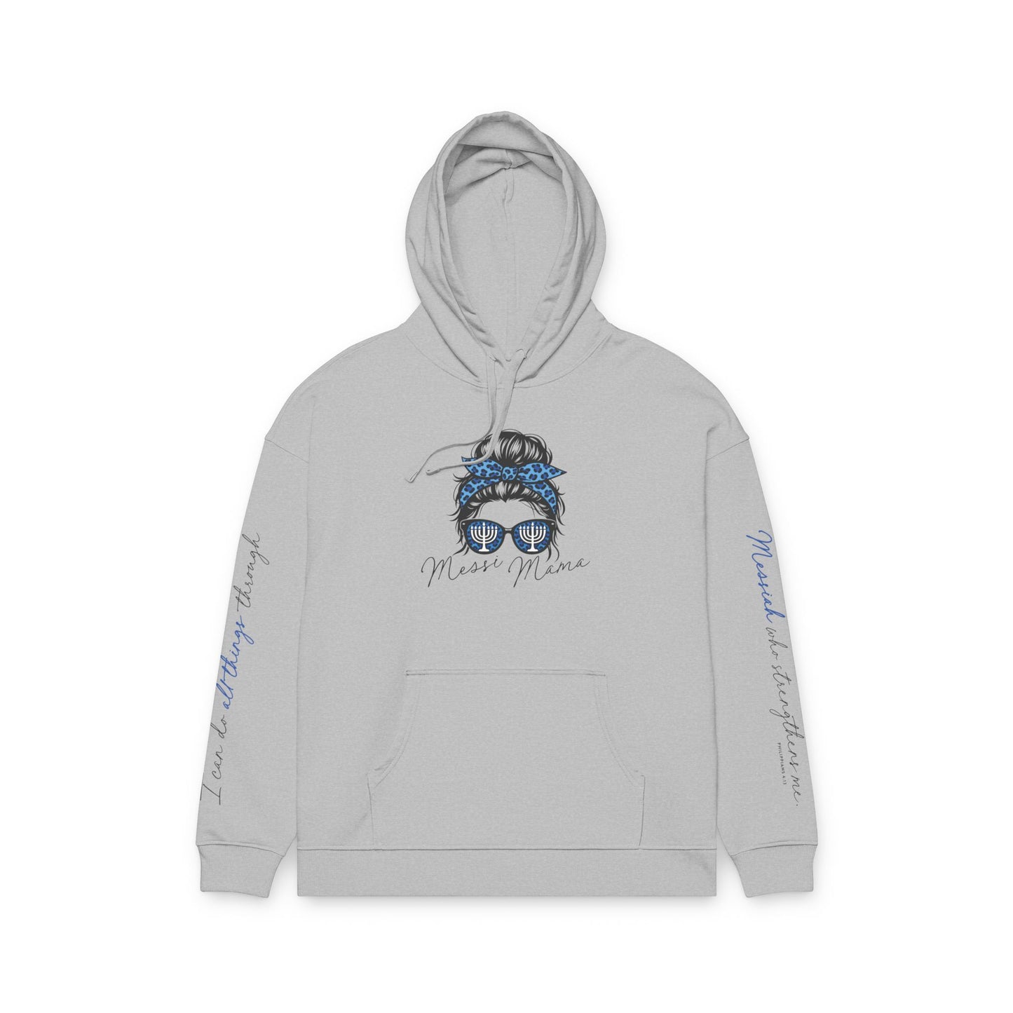Messi Mama Hoodie (White or Heather Grey)