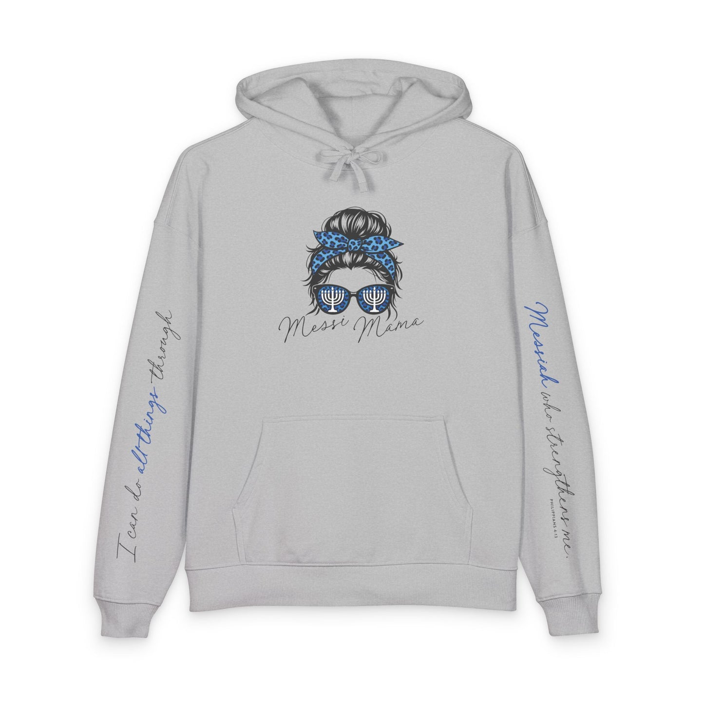 Messi Mama Hoodie (White or Heather Grey)