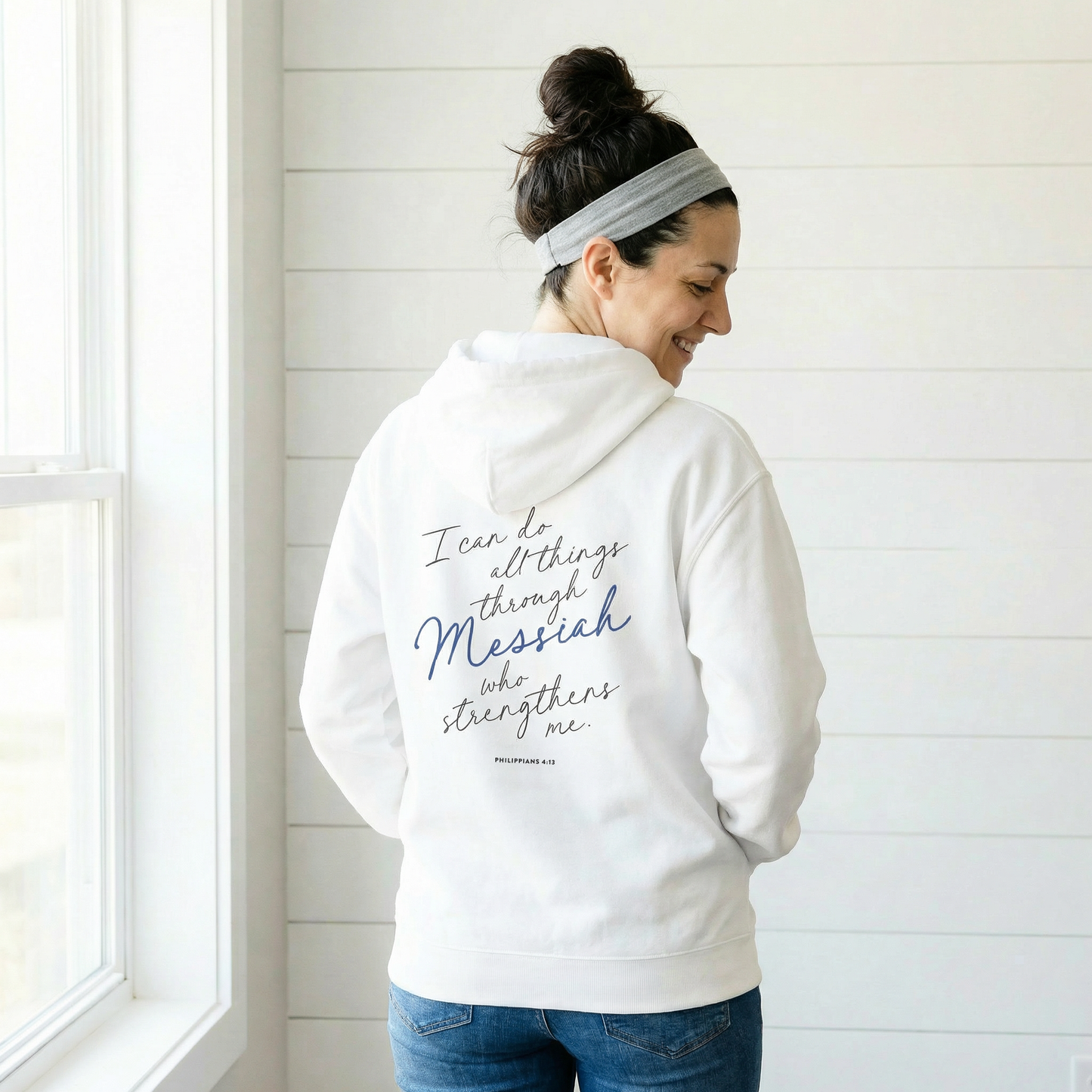 Messi Mama Hoodie (White or Heather Grey)