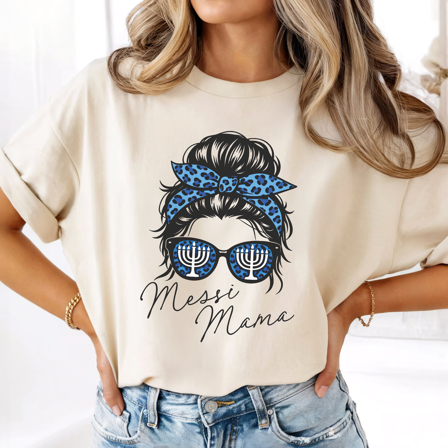 Messi Mama T-Shirt (Ivory or Granite)