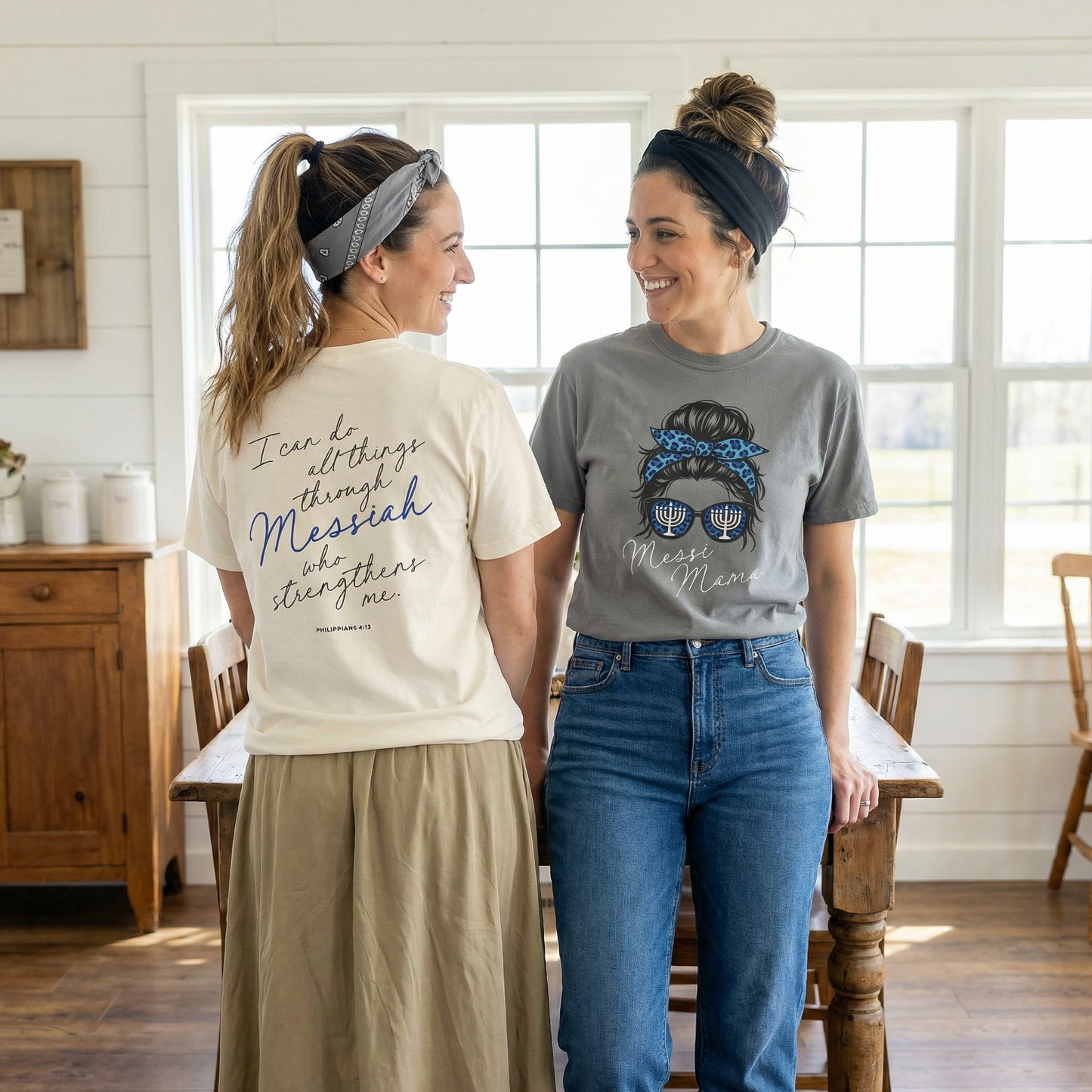 Messi Mama T-Shirt (Ivory or Granite)