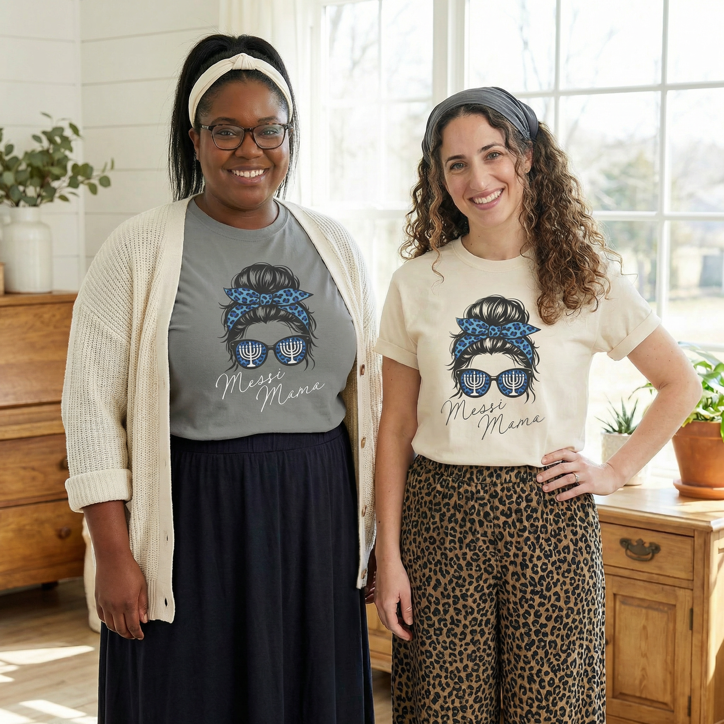Messi Mama T-Shirt (Ivory or Granite)