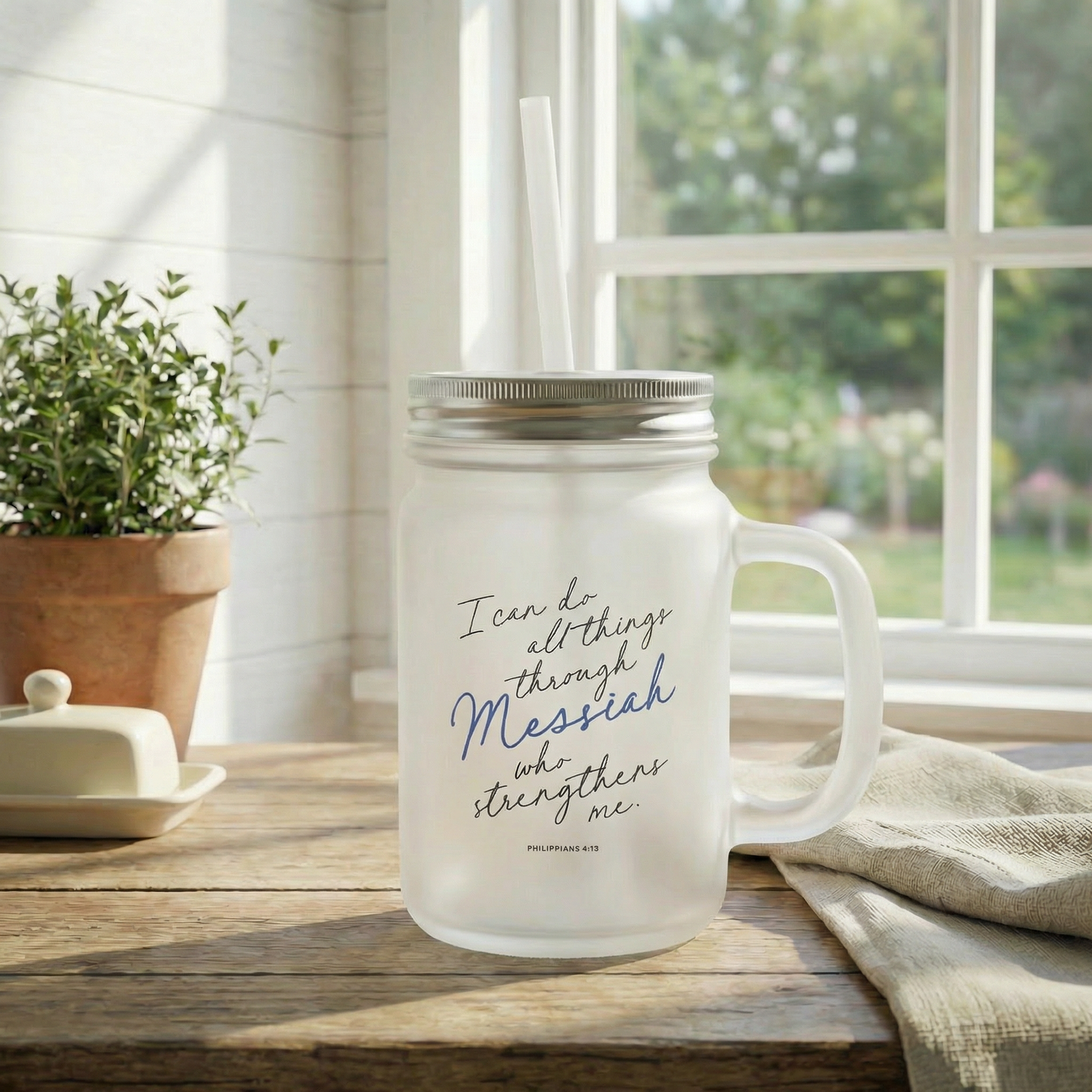 Messi Mama Mason Jar