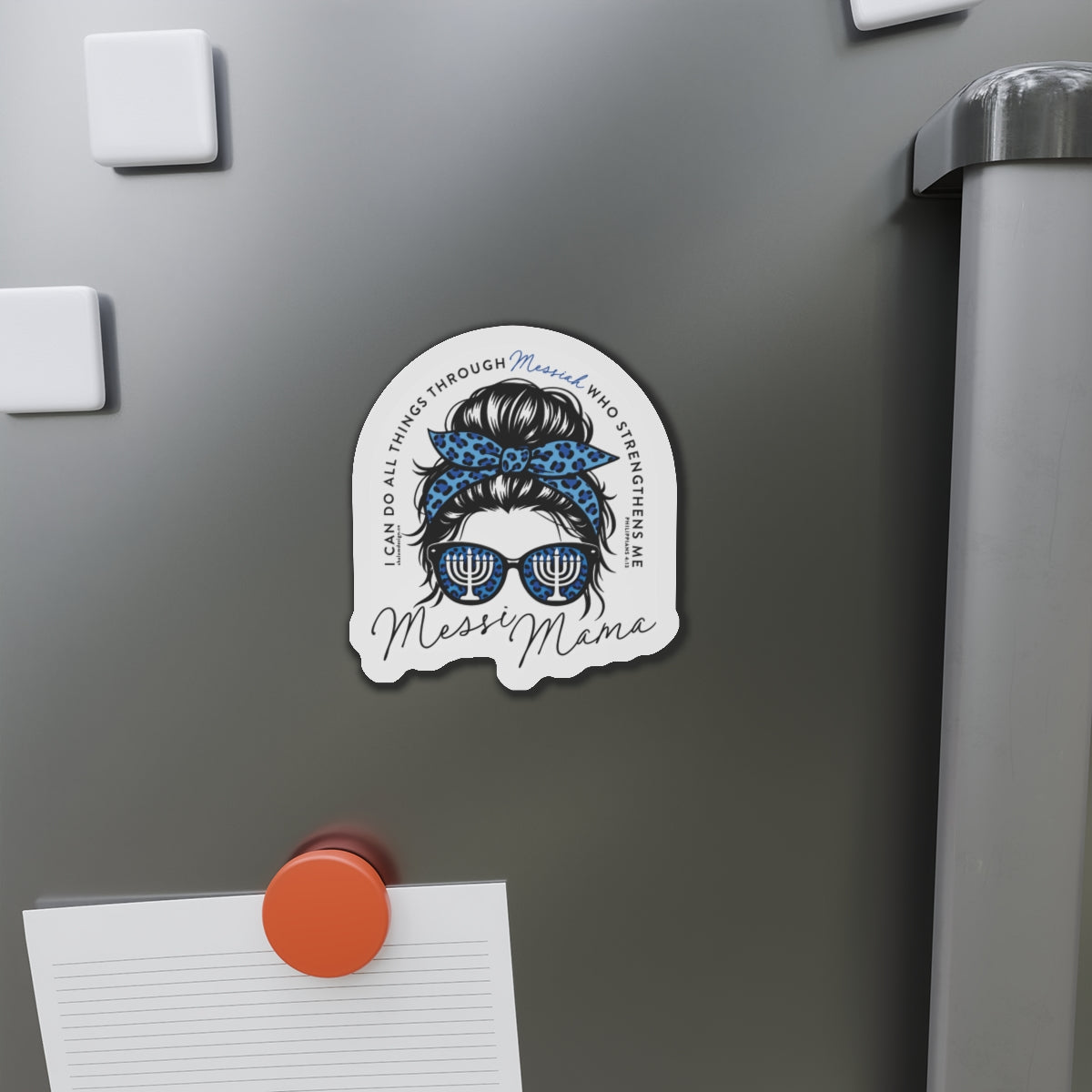 Messi Mama Magnet 4"x4"