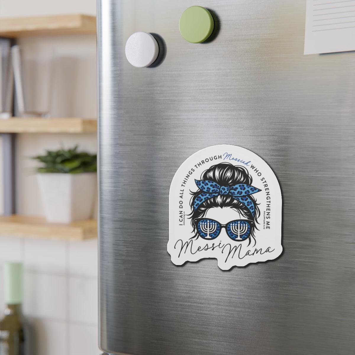 Messi Mama Magnet 4"x4"