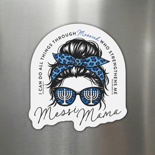 Messi Mama Magnet 4"x4"