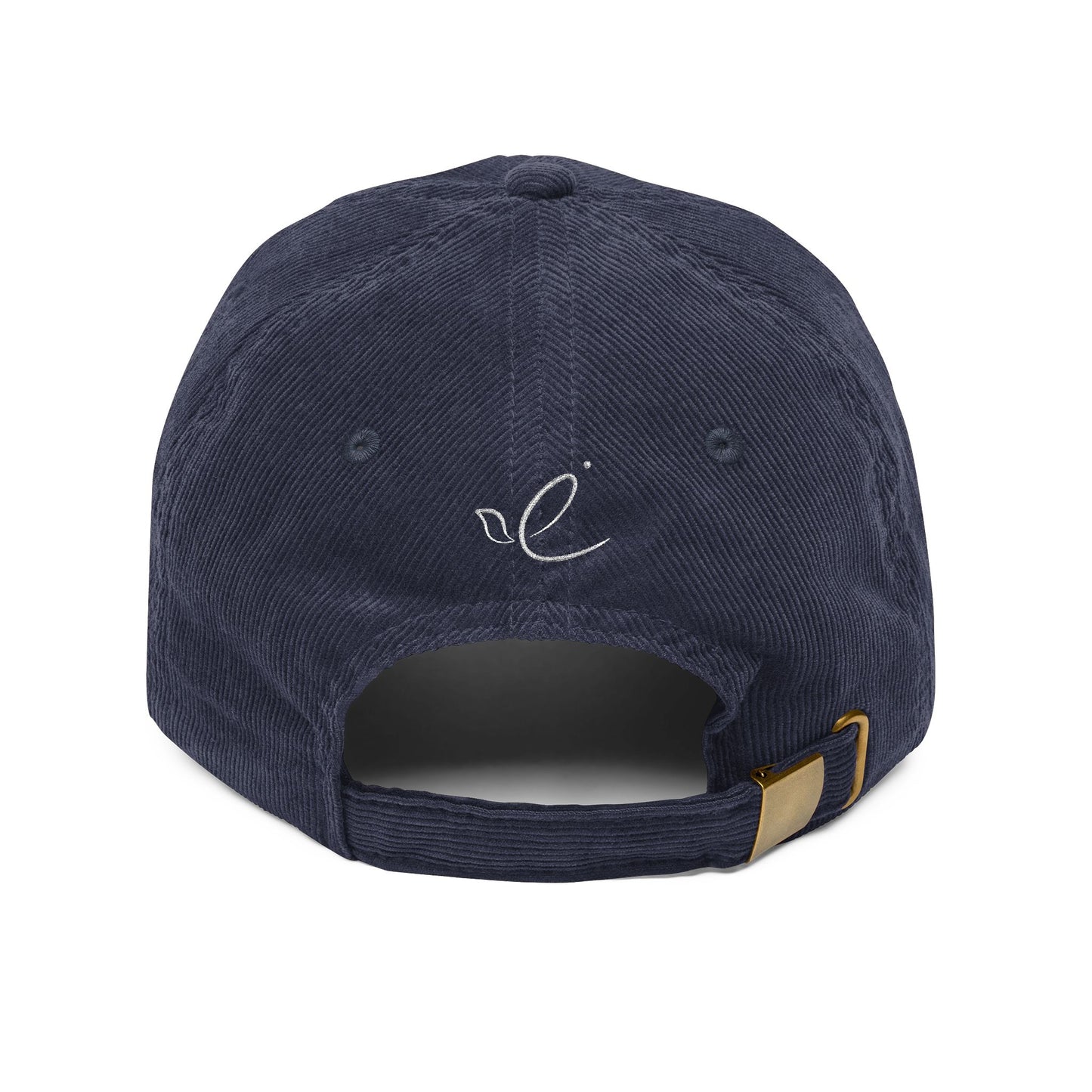 GLORY 1 Corinthians 11 Corduroy Hat (Navy) | White Embroidery